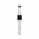 Morning Surf | Aquatic Flowers Floral Apple Watch Band for 38/40/41 mm Watch in Silver