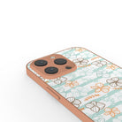 Morning Surf | Aquatic Flowers Floral Precious Metals Case in Rose Gold