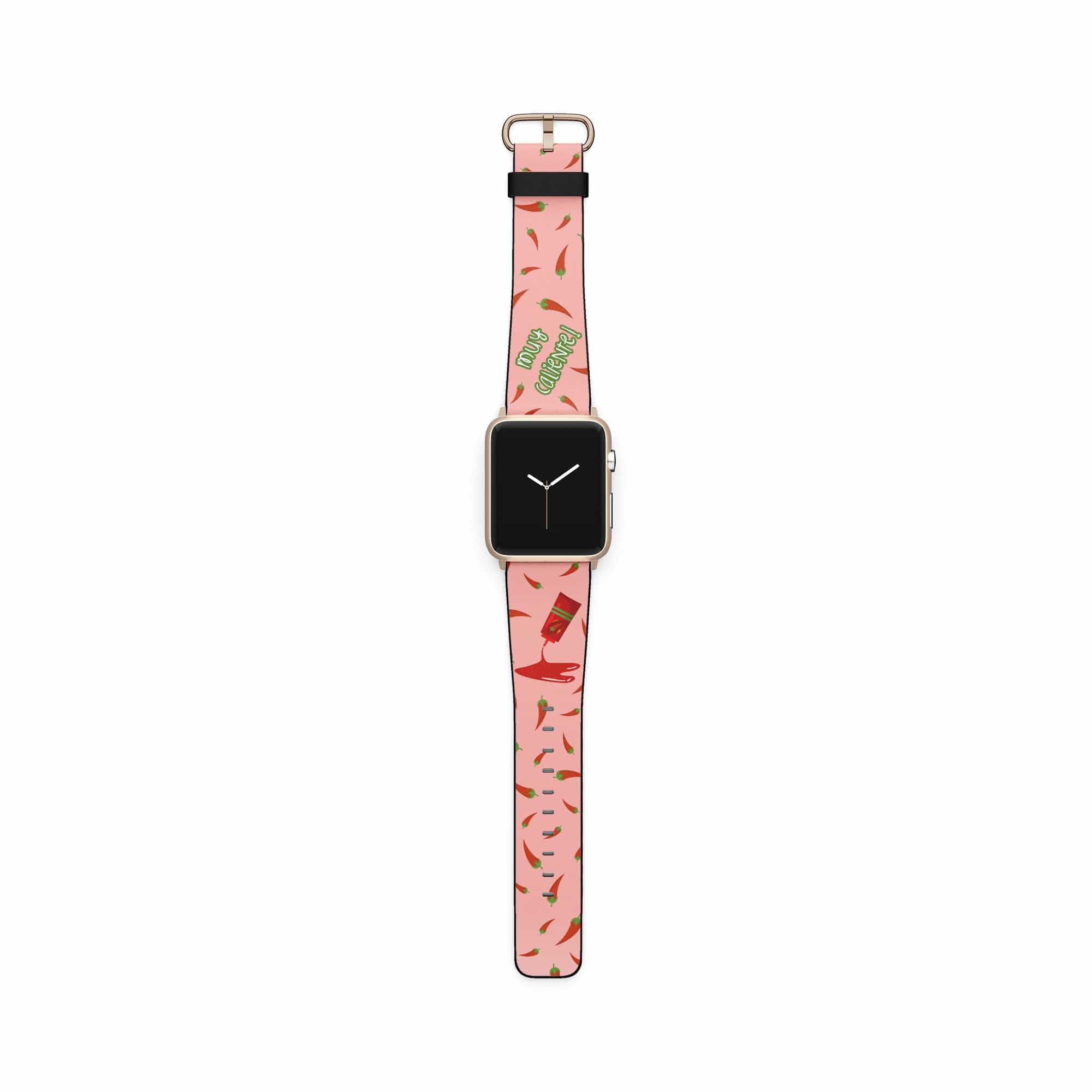 Muy Caliente | Hot Sauce Apple Watch Band for 38/40/41 mm Watch in Gold