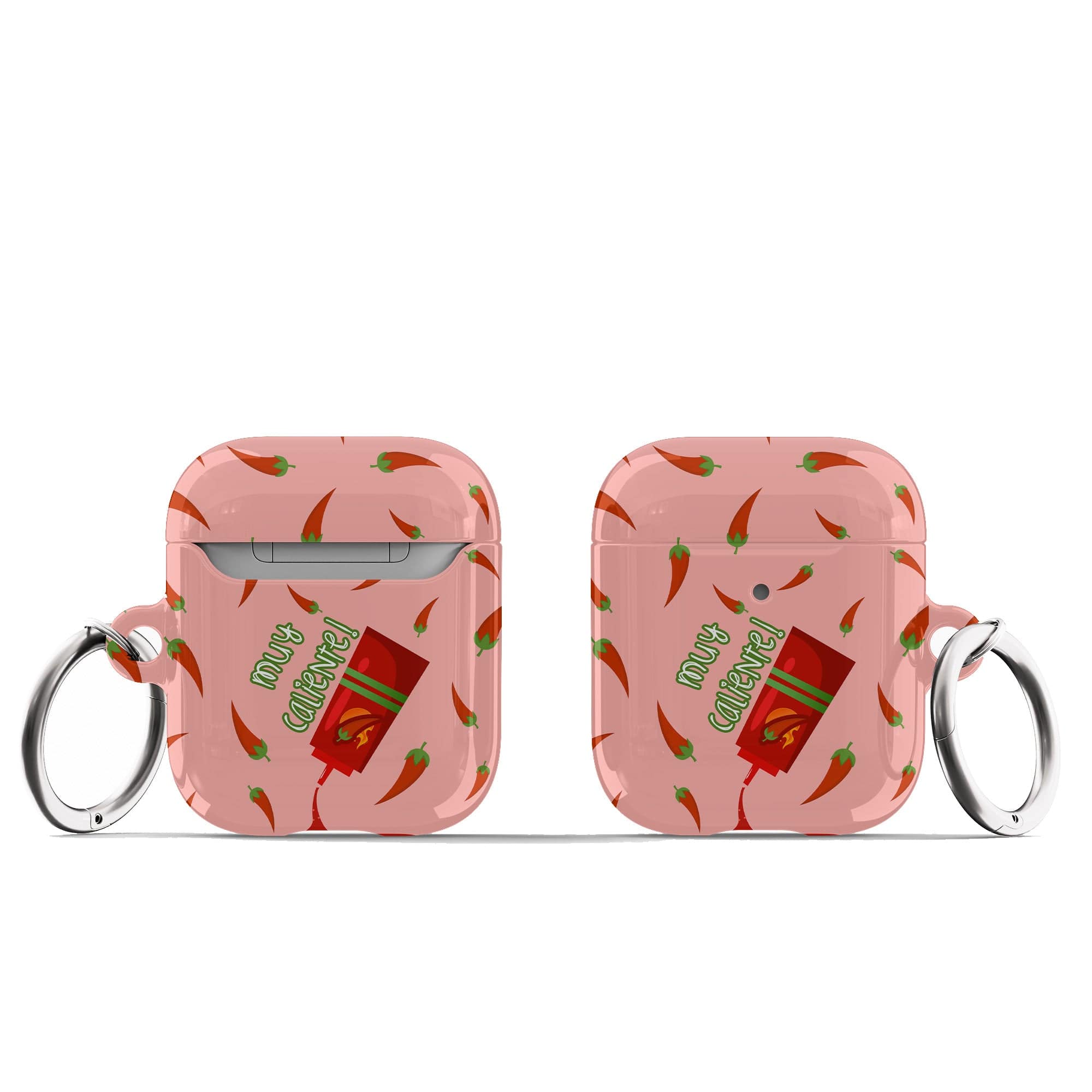 Muy Caliente | Hot Sauce Apple AirPods Case for AirPods 1&2 Silver