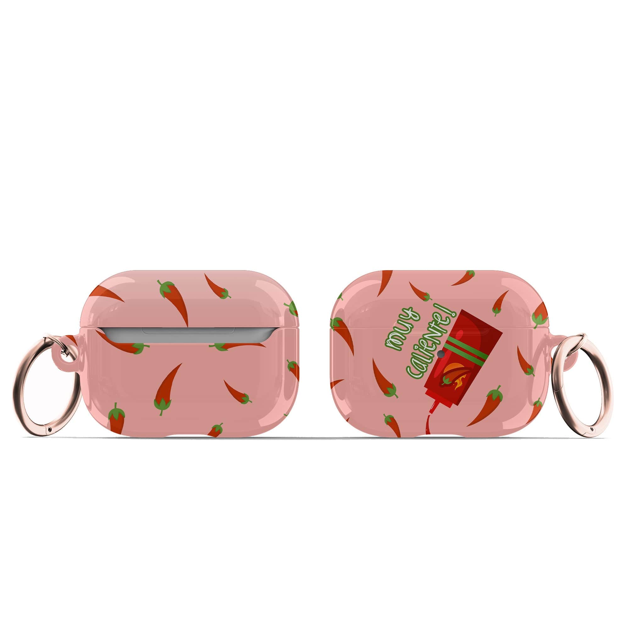 Muy Caliente | Hot Sauce Apple AirPods Case for AirPods 3 & AirPods Pro 1&2 Rose Gold