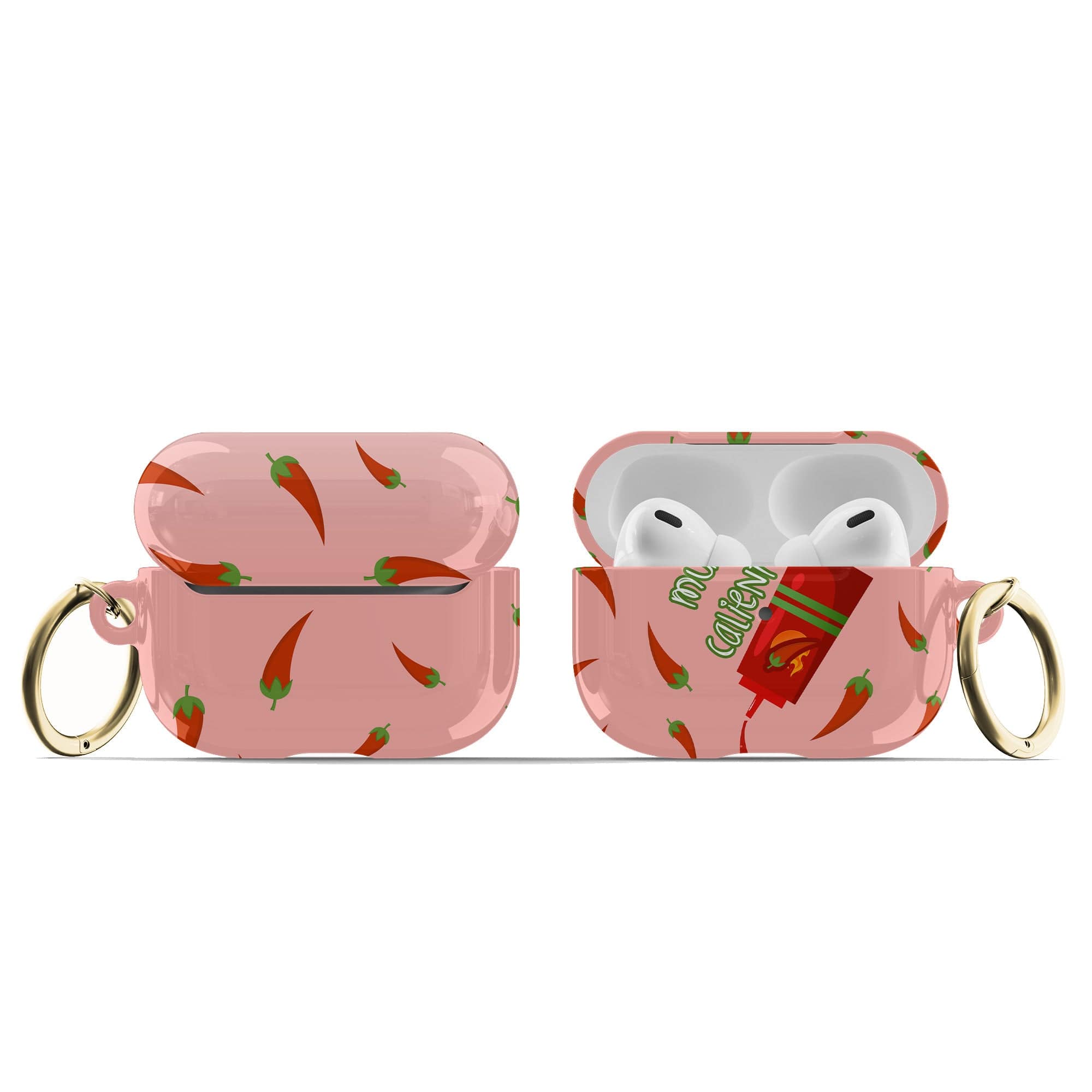 Muy Caliente | Hot Sauce Apple AirPods Case for AirPods 3 & AirPods Pro 1&2 Gold