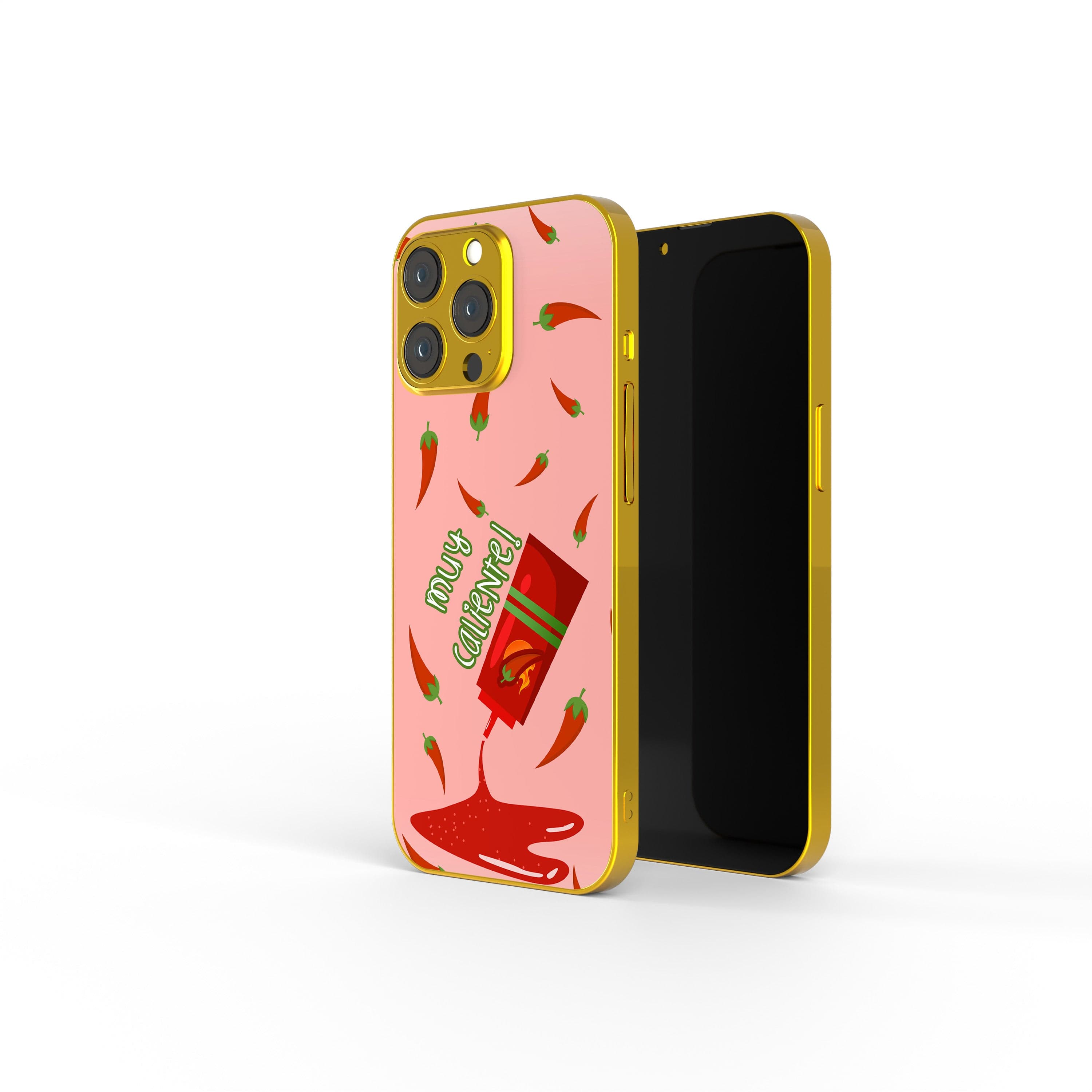 Muy Caliente | Hot Sauce Precious Metals Case in Gold