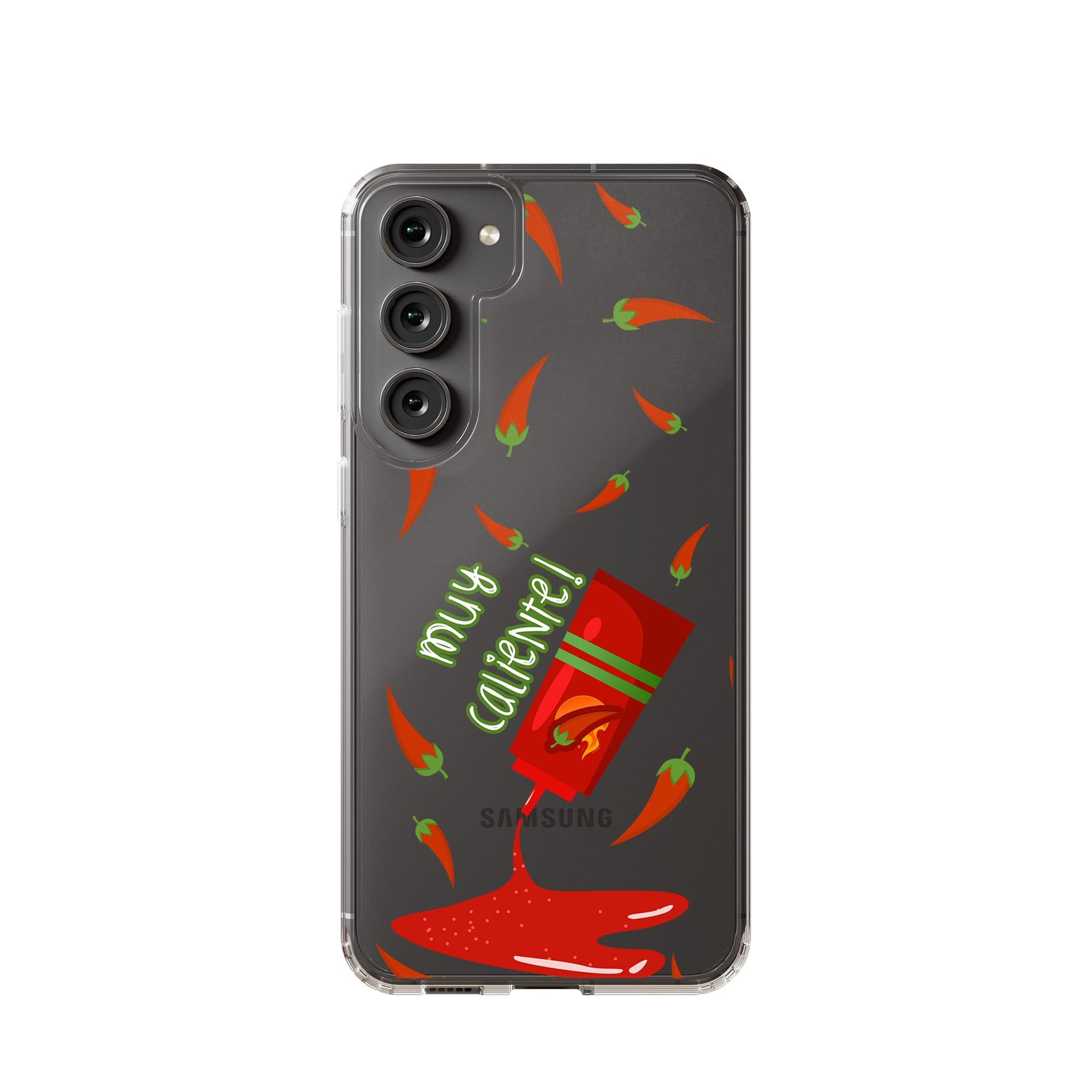 Muy Caliente | Hot Sauce Samsung Case Clear for Galaxy S23 Plus