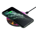 Notes of Pink | Marble Wireless Charging Pad in Black