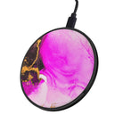 Notes of Pink | Marble Wireless Charging Pad in Black