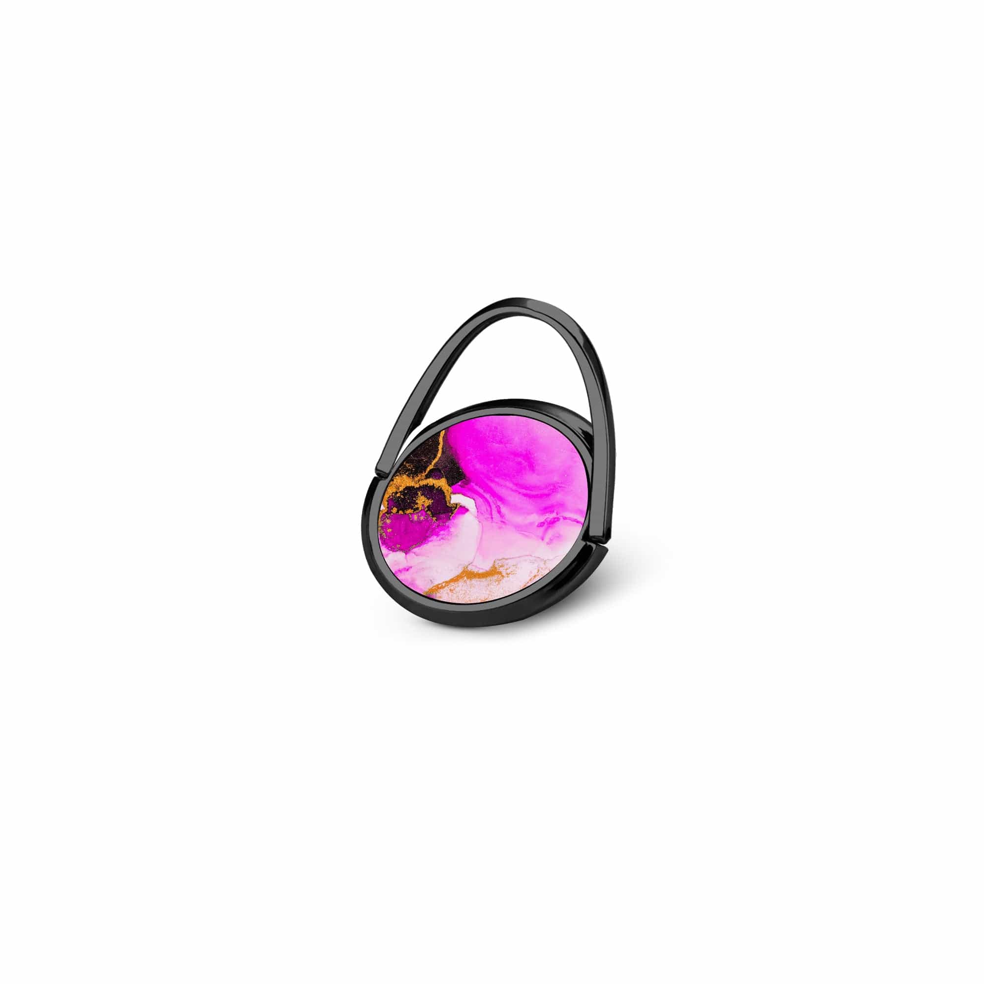 Notes of Pink | Marble Ring Holder in Black