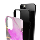 Notes of Pink | Marble Case Slim for iPhone 13