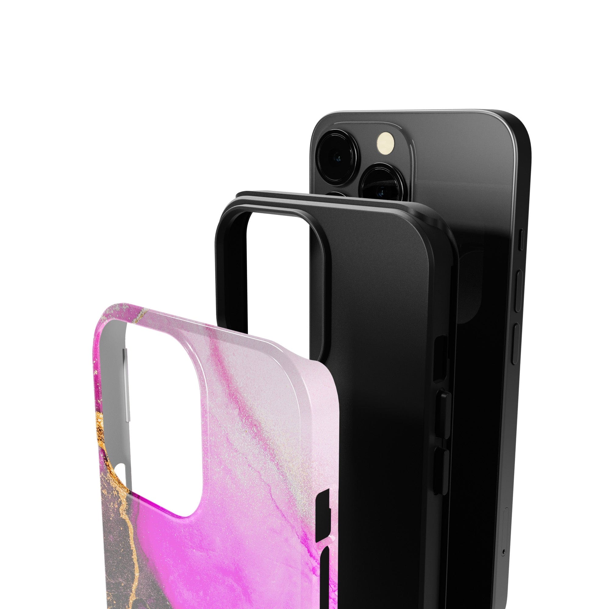 Notes of Pink | Marble Case Tough for iPhone 12 Pro