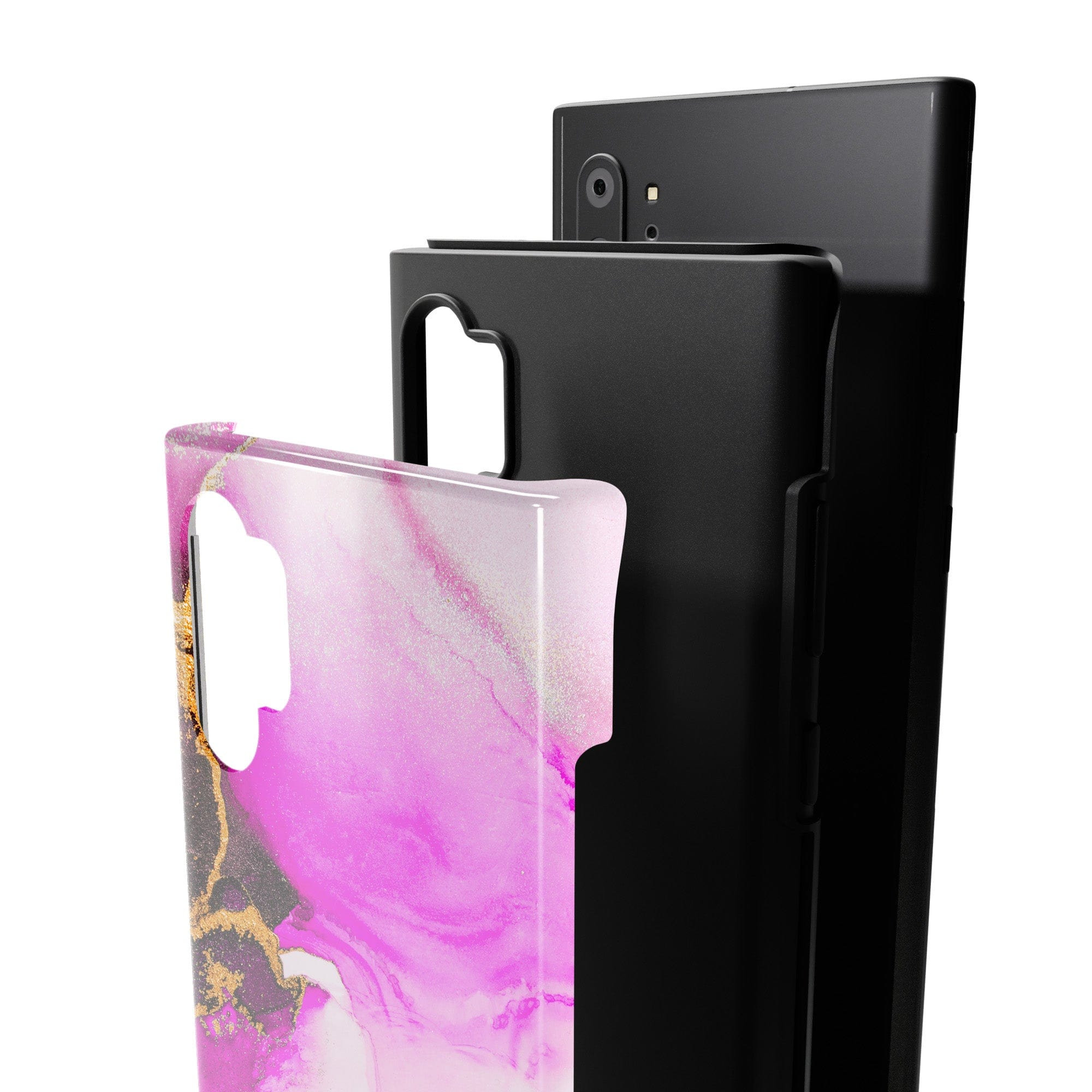 Notes of Pink | Marble Samsung Case Tough for Galaxy Note 10 Plus 