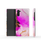 Notes of Pink | Marble Samsung Case Slim for Galaxy Note 10 