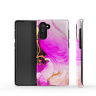 Notes of Pink | Marble Samsung Case Tough for Galaxy Note 10 