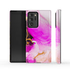 Notes of Pink | Marble Samsung Case Tough for Galaxy Note 20 Ultra 