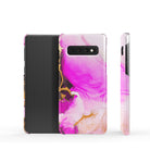 Notes of Pink | Marble Samsung Case Slim for Galaxy S10 