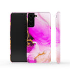 Notes of Pink | Marble Samsung Case Slim for Galaxy S21 Plus