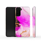 Notes of Pink | Marble Samsung Case Tough for Galaxy S21 Plus