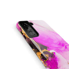 Notes of Pink | Marble Samsung Case Tough for Galaxy S21 Plus