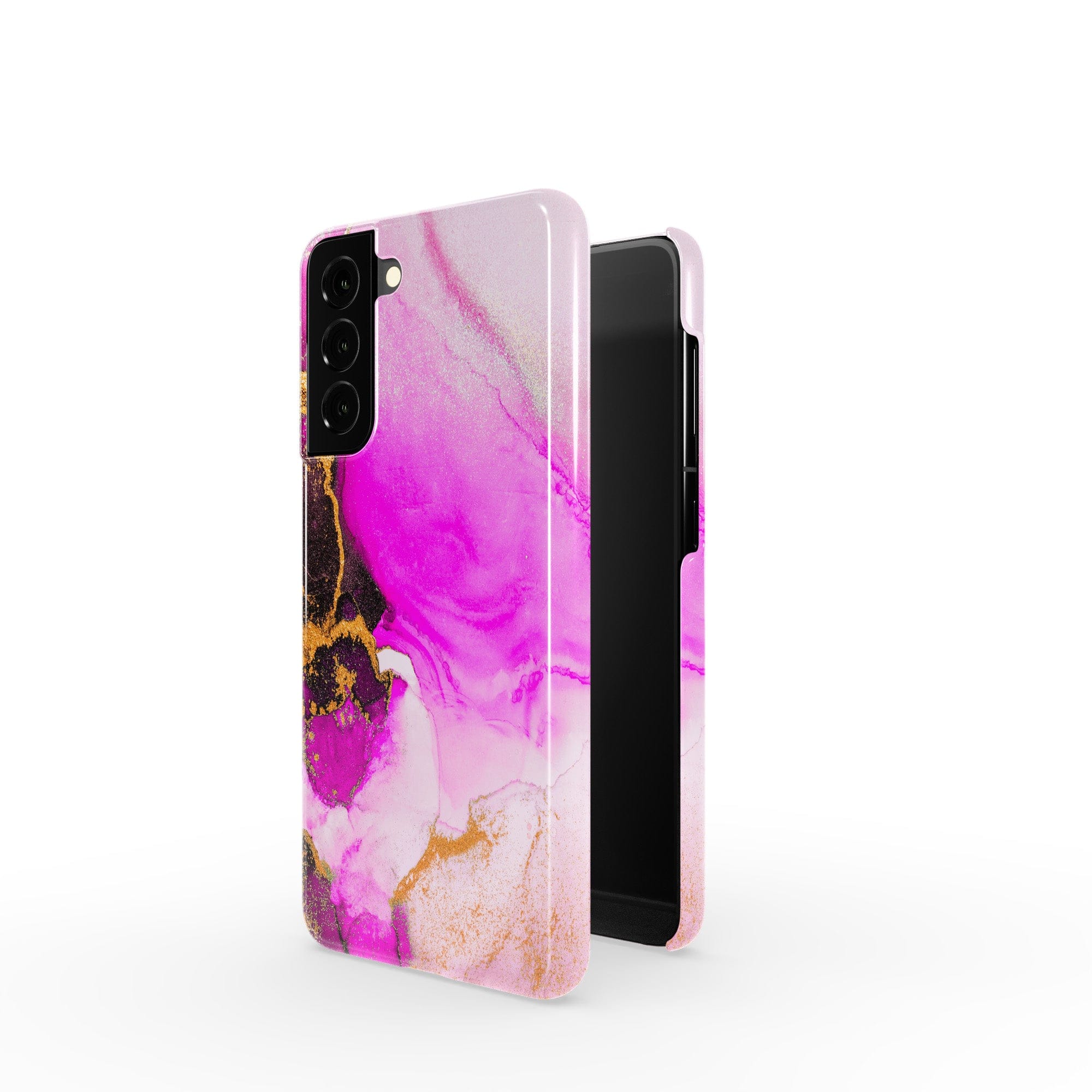 Notes of Pink | Marble Samsung Case Slim for Galaxy S21 