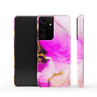 Notes of Pink | Marble Samsung Case Slim for Galaxy S21 Ultra