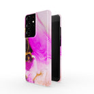 Notes of Pink | Marble Samsung Case Slim for Galaxy S21 Ultra