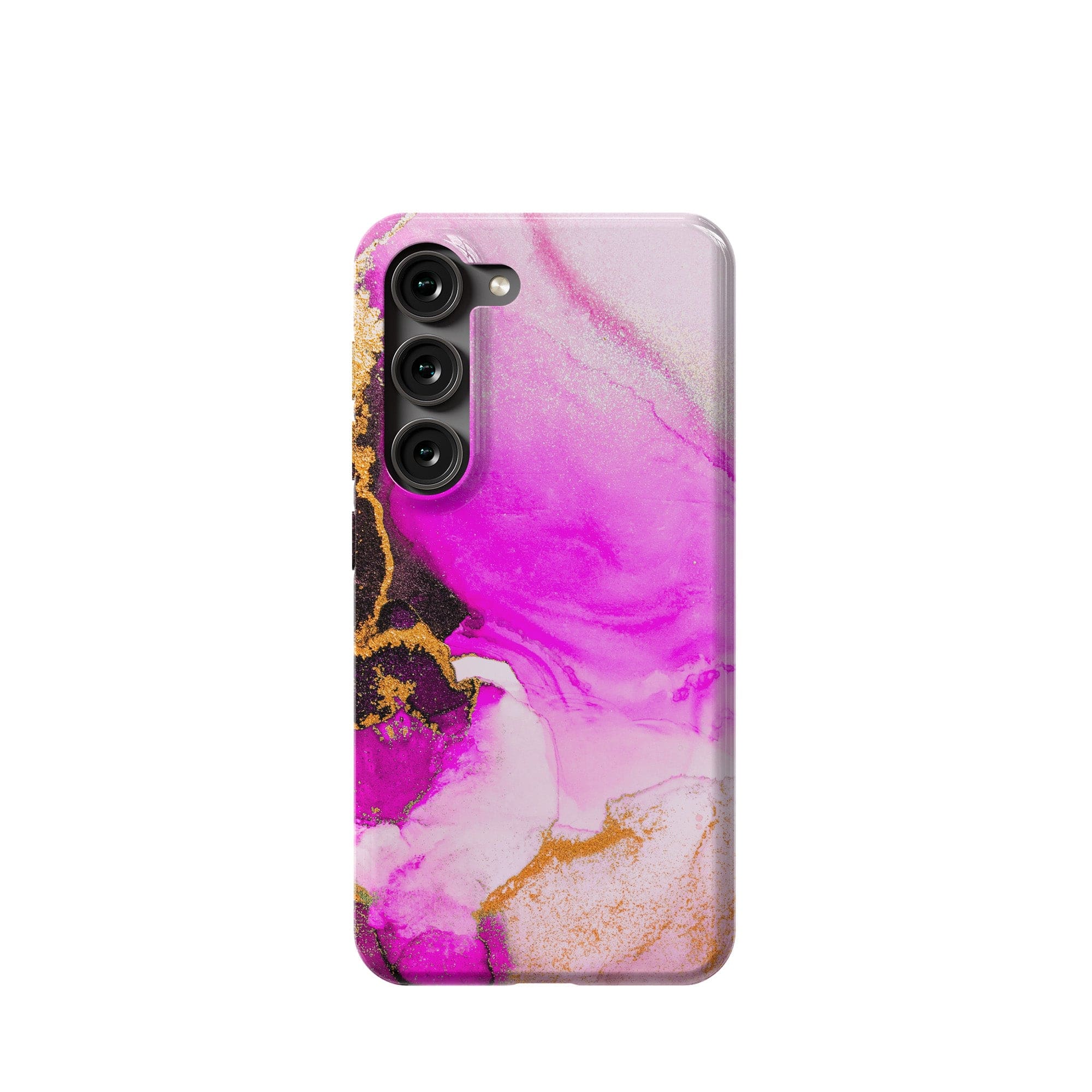 Notes of Pink | Marble Samsung Case Slim for Galaxy S23 Ultra