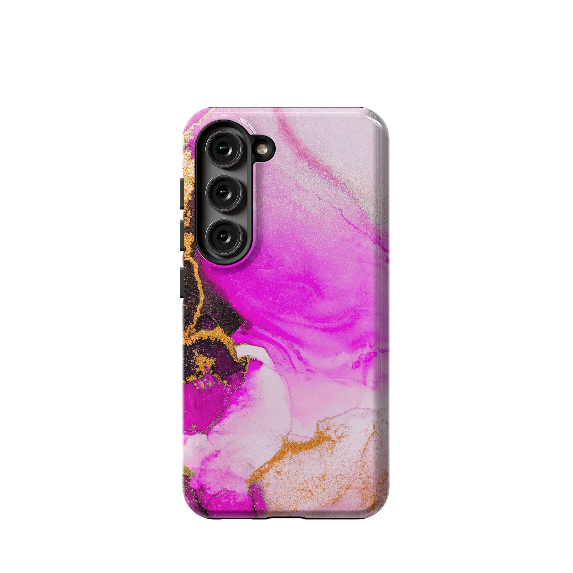 Notes of Pink | Marble Samsung Case Tough for Galaxy S23 Ultra