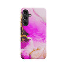 Notes of Pink | Marble Samsung Case Slim for Galaxy S24 Plus