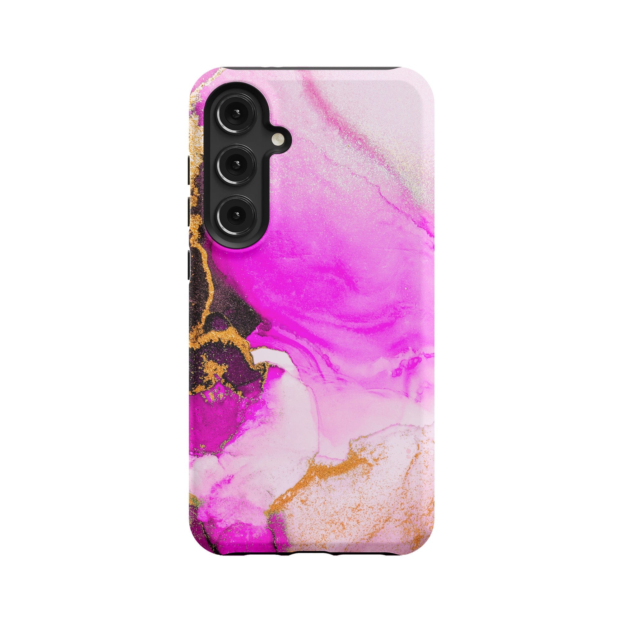 Notes of Pink | Marble Samsung Case Tough for Galaxy S24 Plus