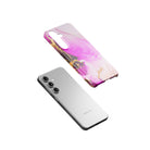 Notes of Pink | Marble Samsung Case Slim for Galaxy S24