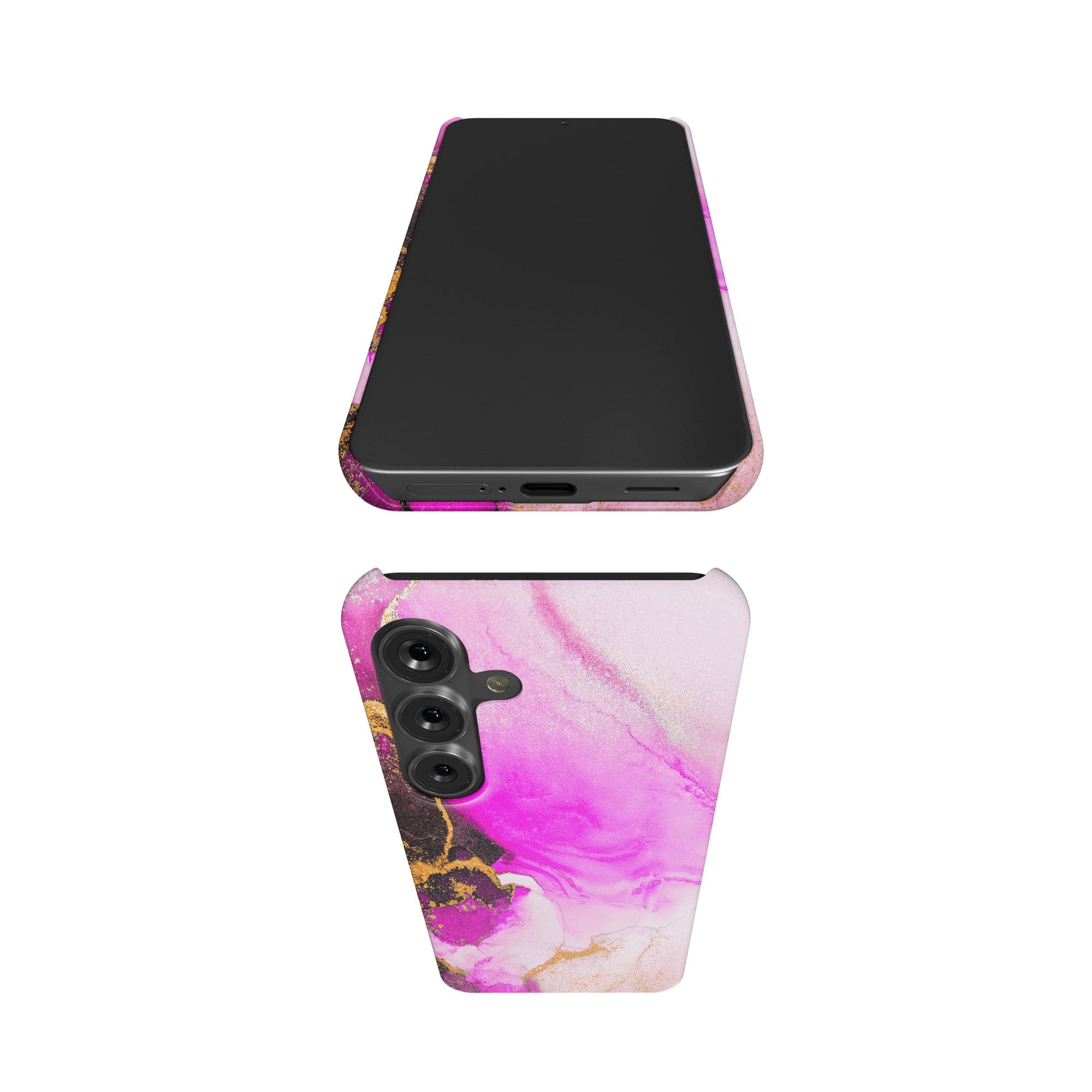 Notes of Pink | Marble Samsung Case Slim for Galaxy S24