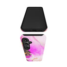 Notes of Pink | Marble Samsung Case Tough for Galaxy S24