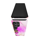 Notes of Pink | Marble Samsung Case Tough for Galaxy S24 Ultra