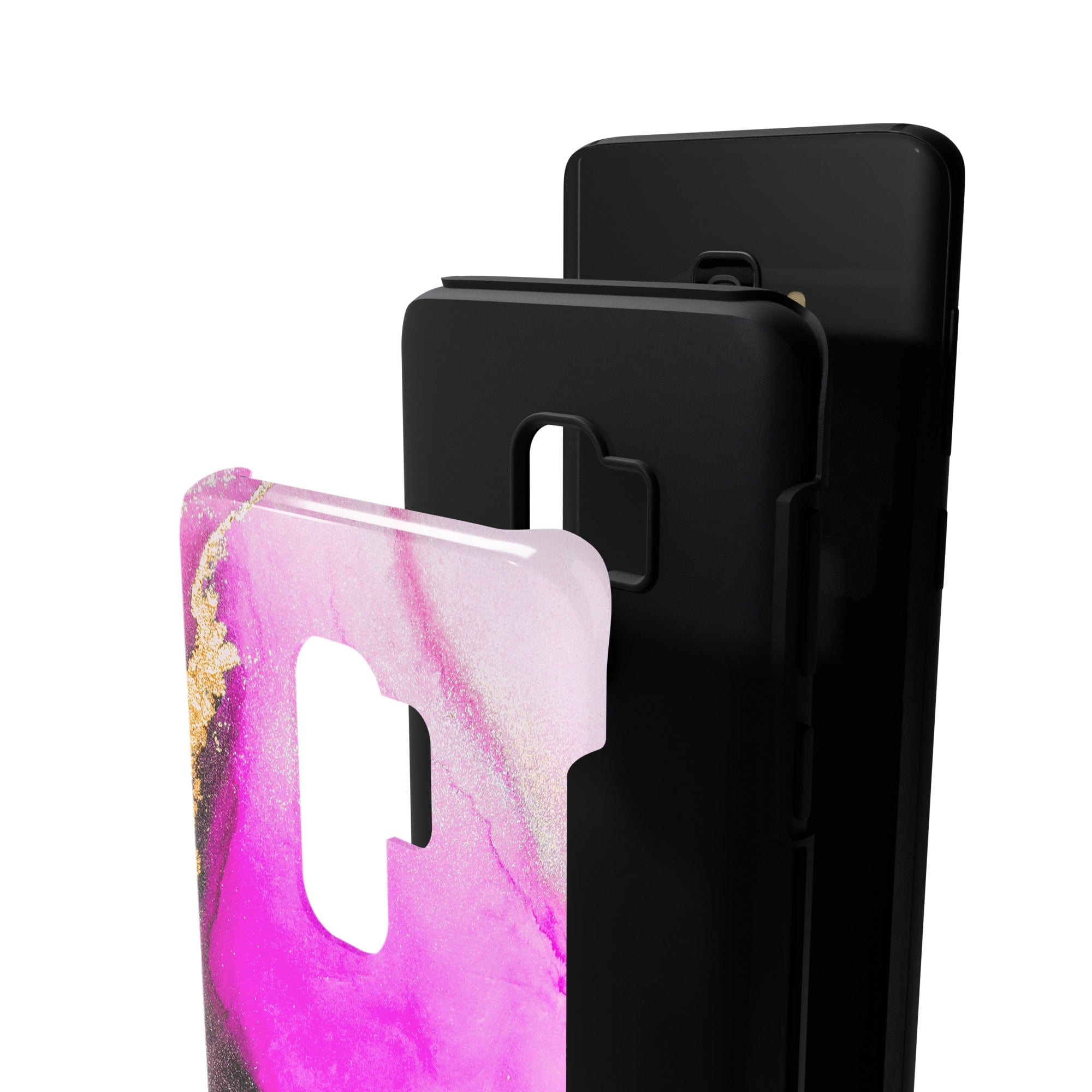 Notes of Pink | Marble Samsung Case Tough for Galaxy S9 Plus 