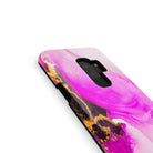 Notes of Pink | Marble Samsung Case Tough for Galaxy S9 Plus 