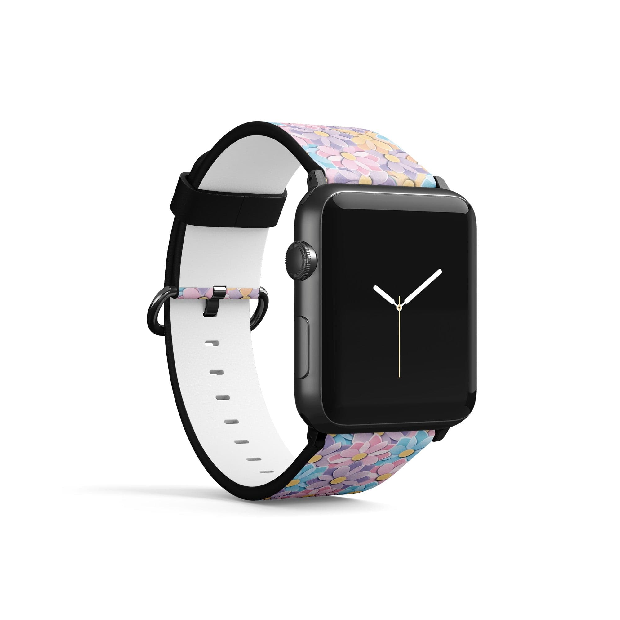 Origami Explosion | Paper Flowers Floral Apple Watch Band for 38/40/41 mm Watch in Black