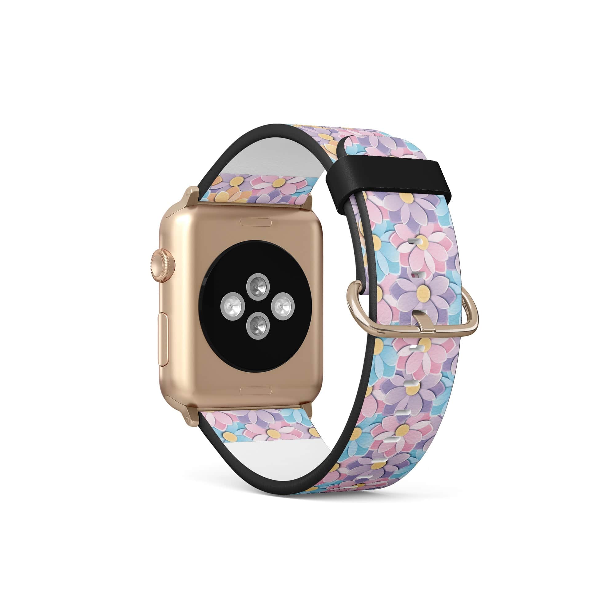 Origami Explosion | Paper Flowers Floral Apple Watch Band for 38/40/41 mm Watch in Gold