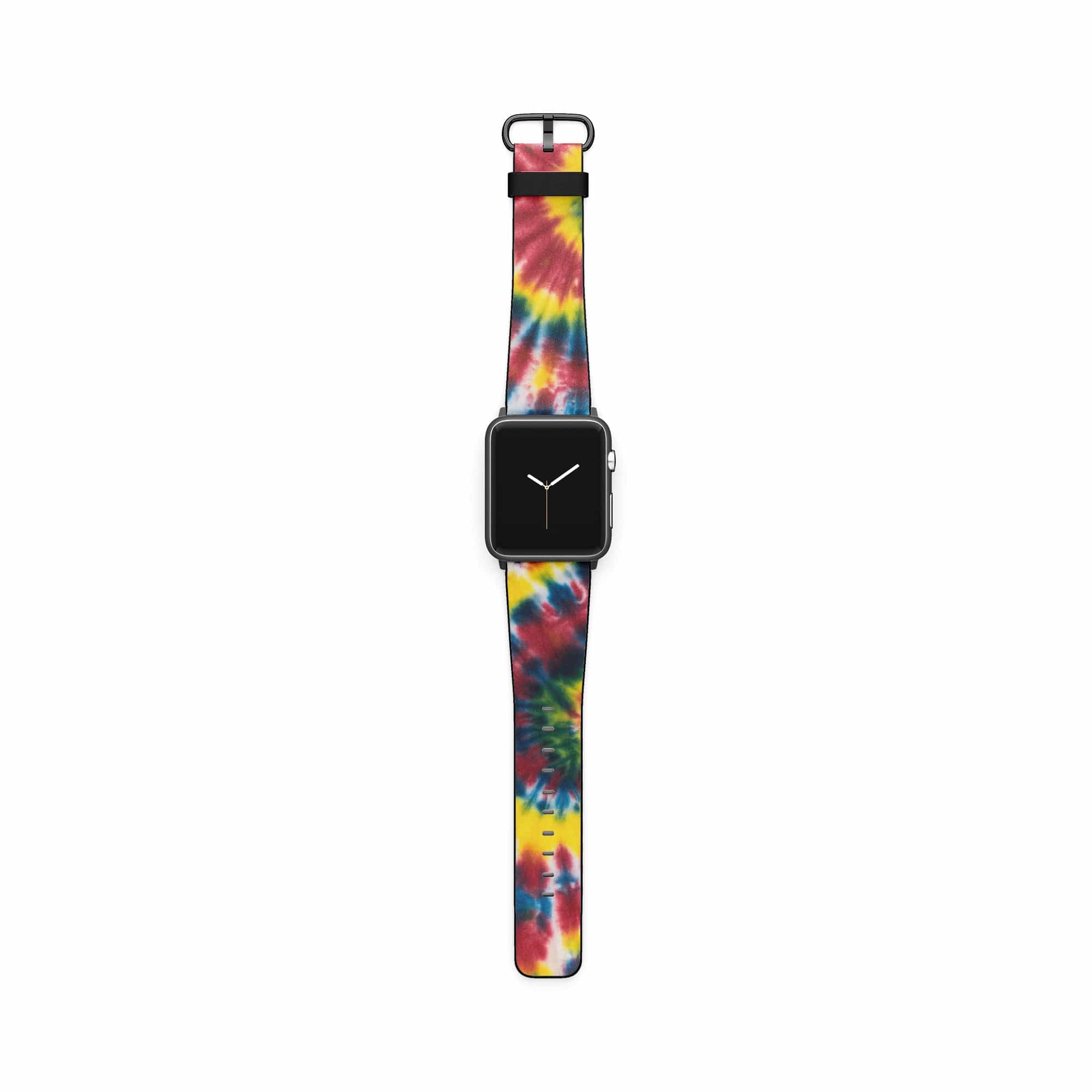 Out of Focus | Tie Dye Apple Watch Band for 38/40/41 mm Watch in Black