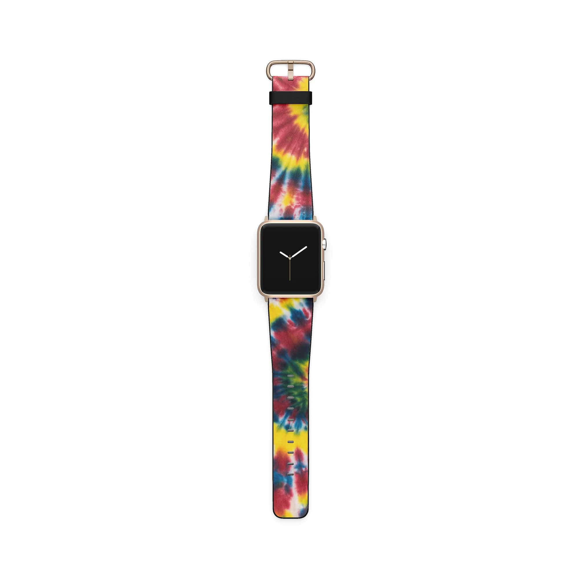 Out of Focus | Tie Dye Apple Watch Band for 38/40/41 mm Watch in Gold