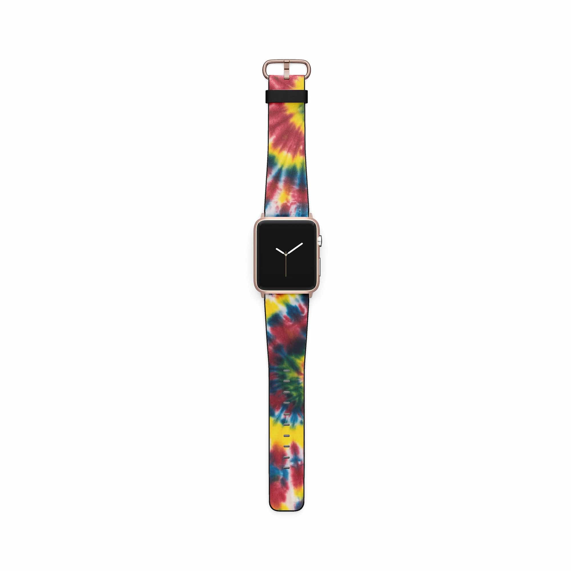 Out of Focus | Tie Dye Apple Watch Band for 38/40/41 mm Watch in Rose Gold