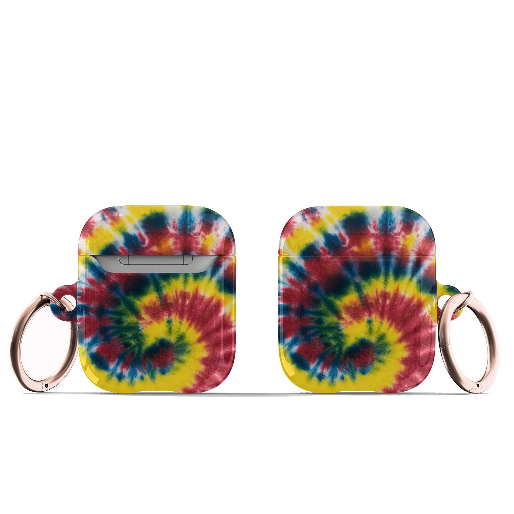 Out of Focus | Tie Dye Apple AirPods Case for AirPods 1&2 Rose Gold