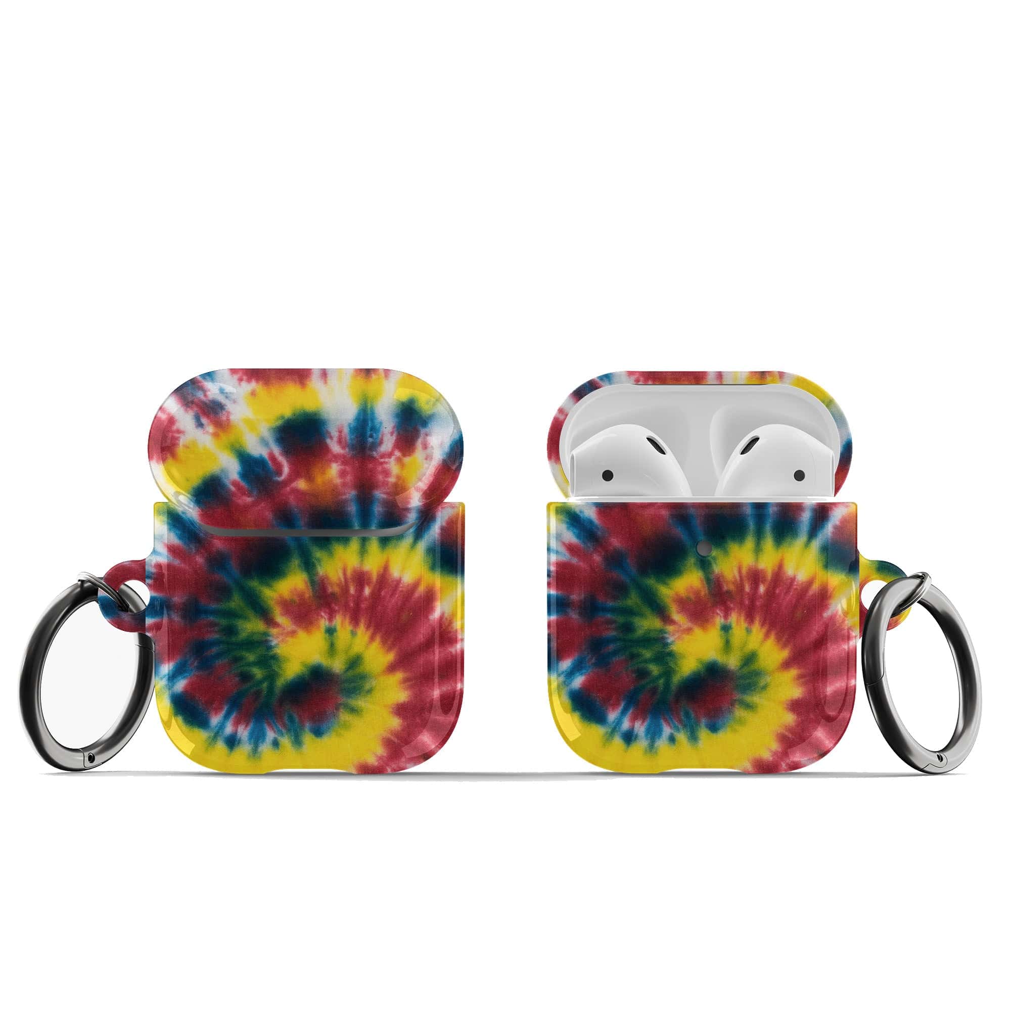 Out of Focus | Tie Dye Apple AirPods Case for AirPods 1&2 Black