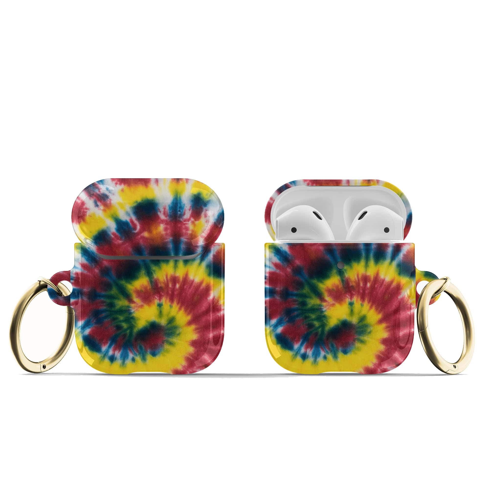 Out of Focus | Tie Dye Apple AirPods Case for AirPods 1&2 Gold