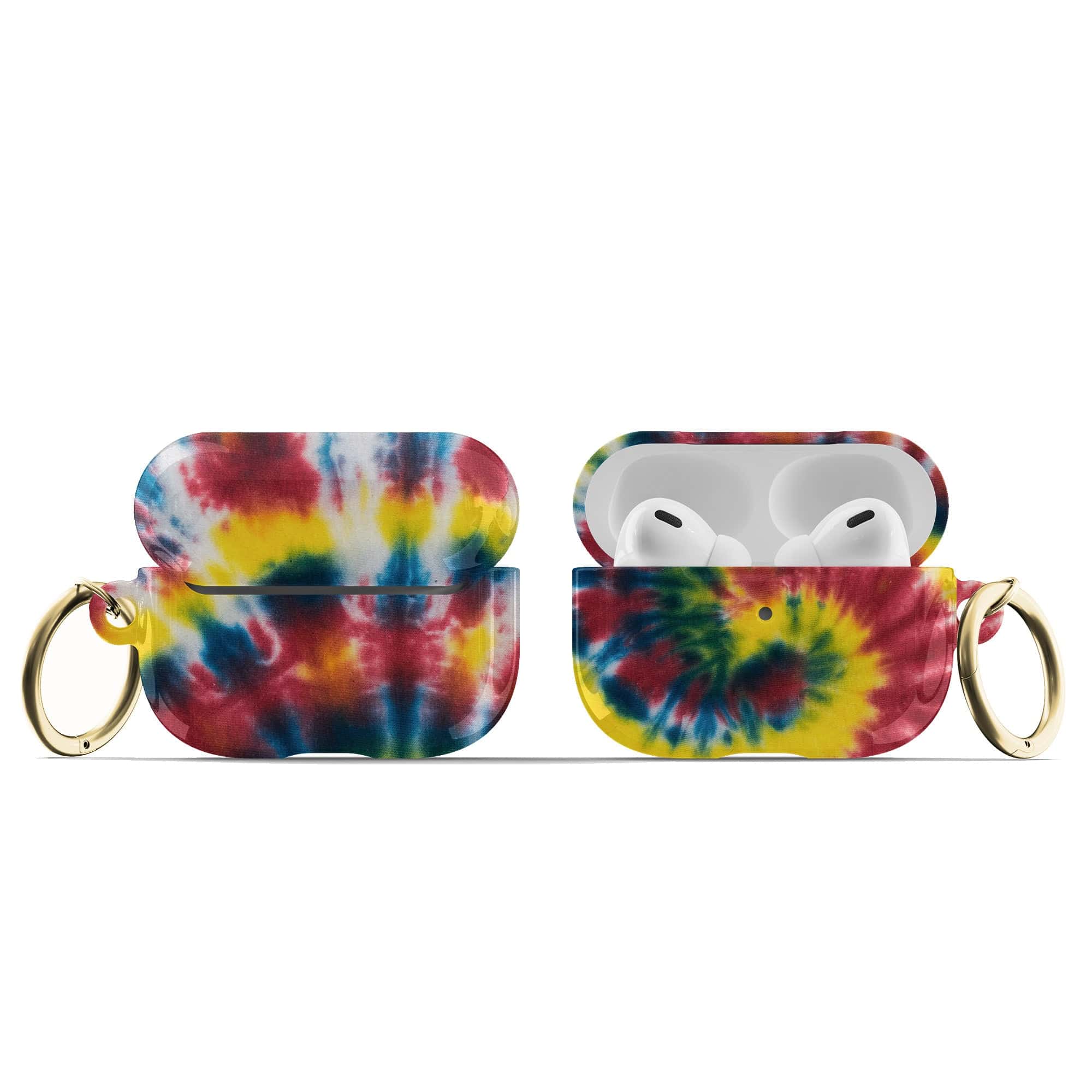 Out of Focus | Tie Dye Apple AirPods Case for AirPods 3 & AirPods Pro 1&2 Gold