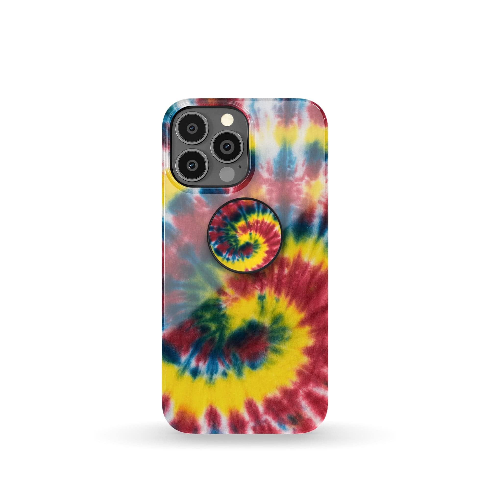 Out of Focus | Tie Dye Foldable Phone Grip in Black