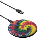 Out of Focus | Tie Dye Wireless Charging Pad in Black