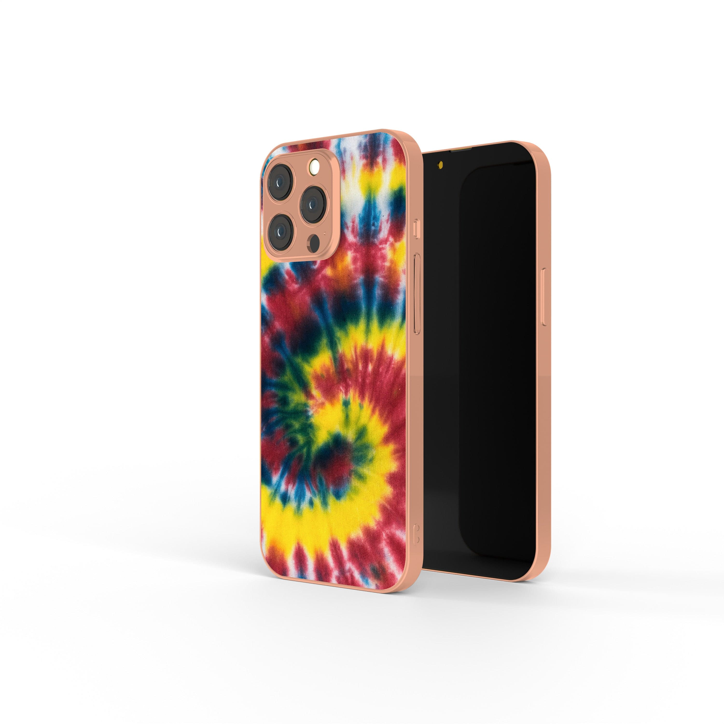 Out of Focus | Tie Dye Precious Metals Case in Rose Gold