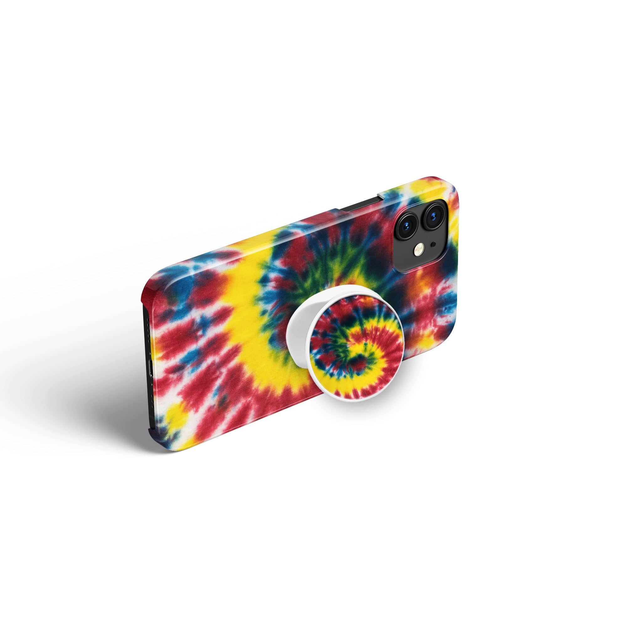 Out of Focus | Tie Dye Foldable Phone Grip in White