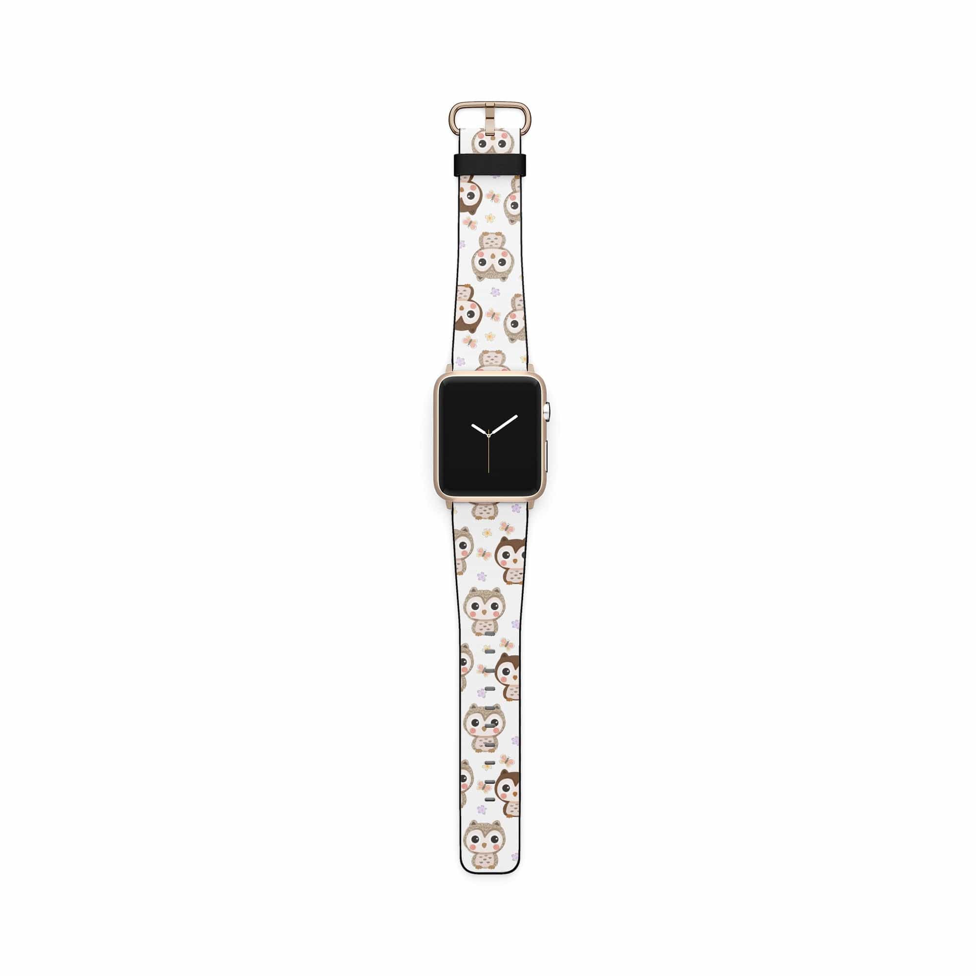 Owlet Bliss | Baby Owl Apple Watch Band for 38/40/41 mm Watch in Gold