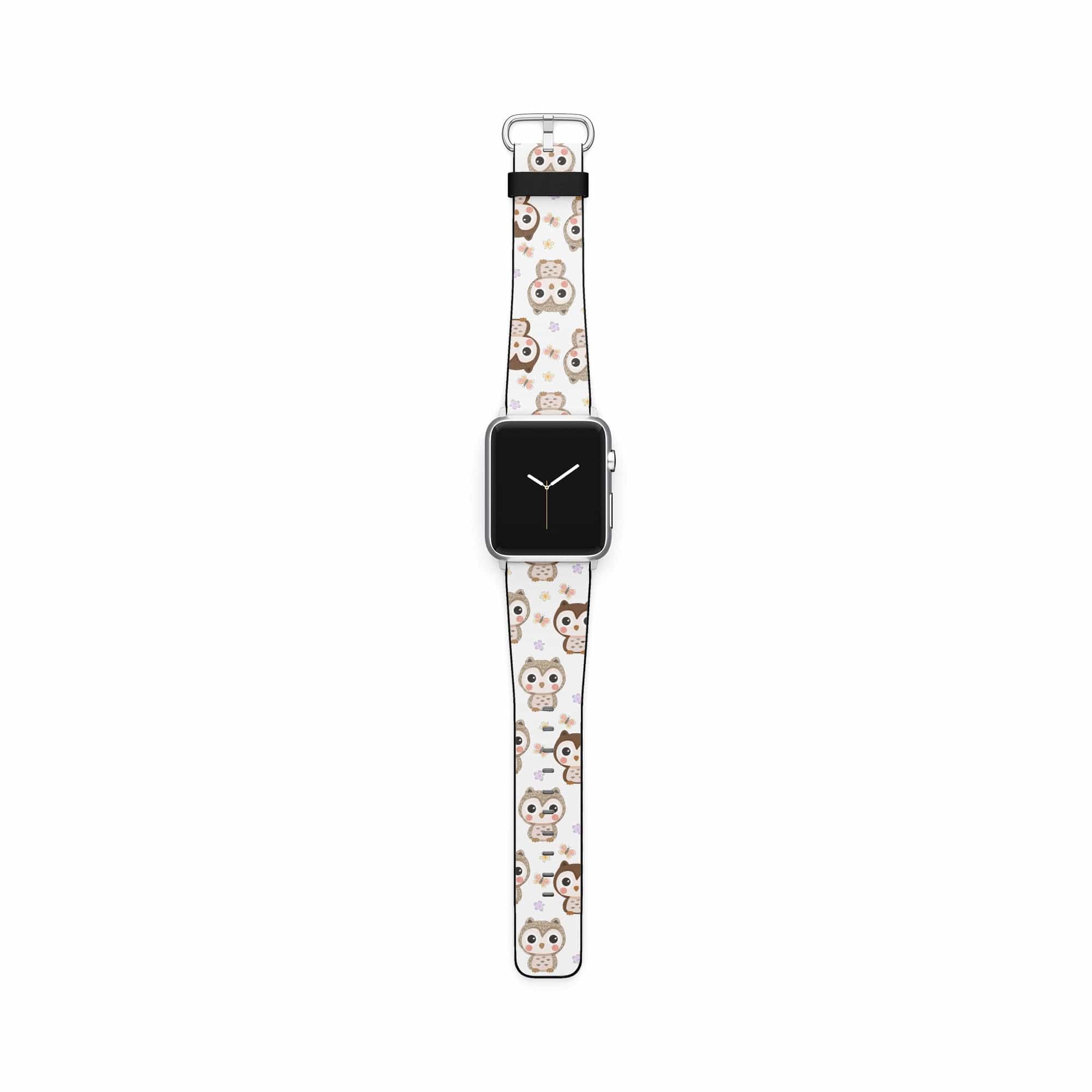 Owlet Bliss | Baby Owl Apple Watch Band for 38/40/41 mm Watch in Silver