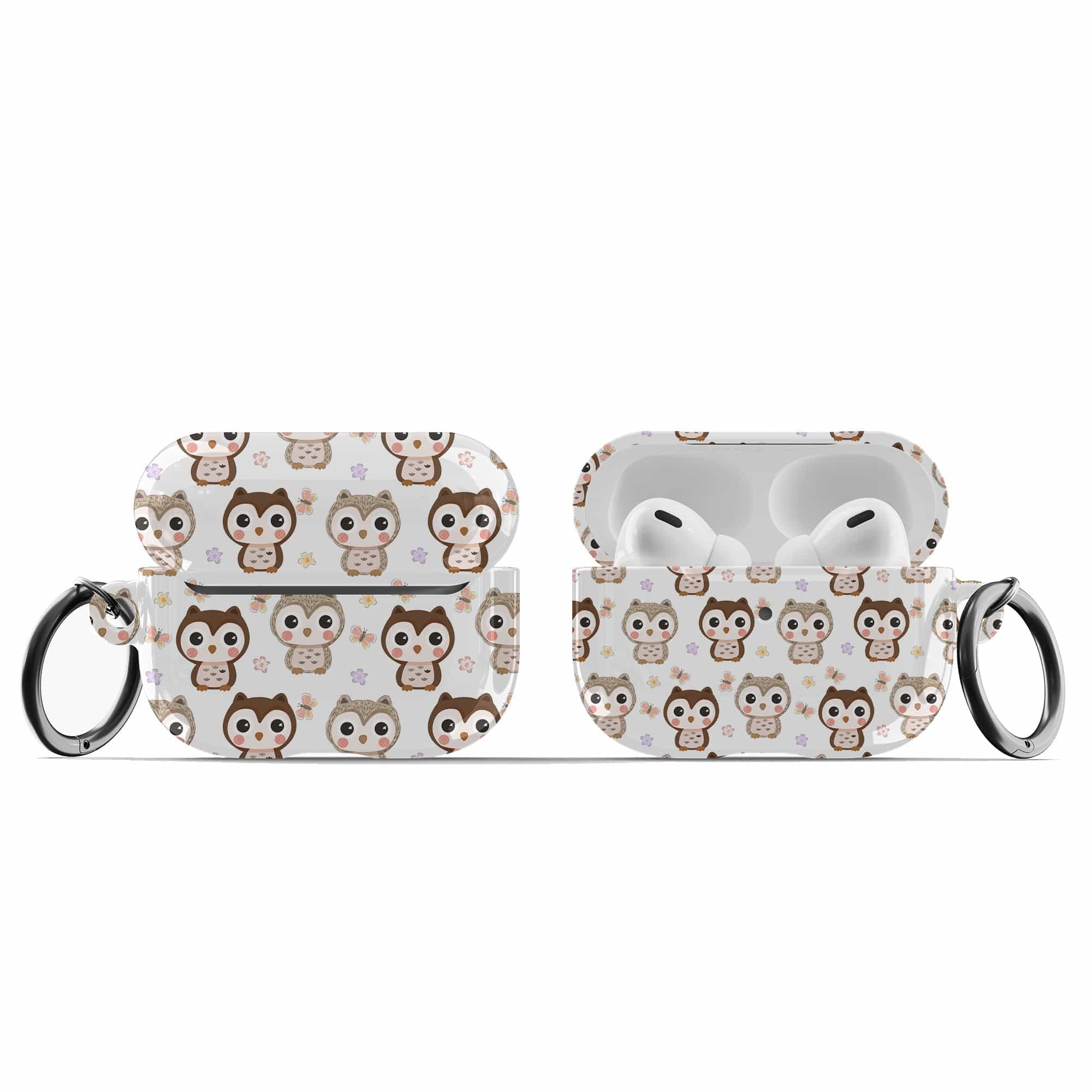 Owlet Bliss | Baby Owl Apple AirPods Case for AirPods 3 & AirPods Pro 1&2 Black